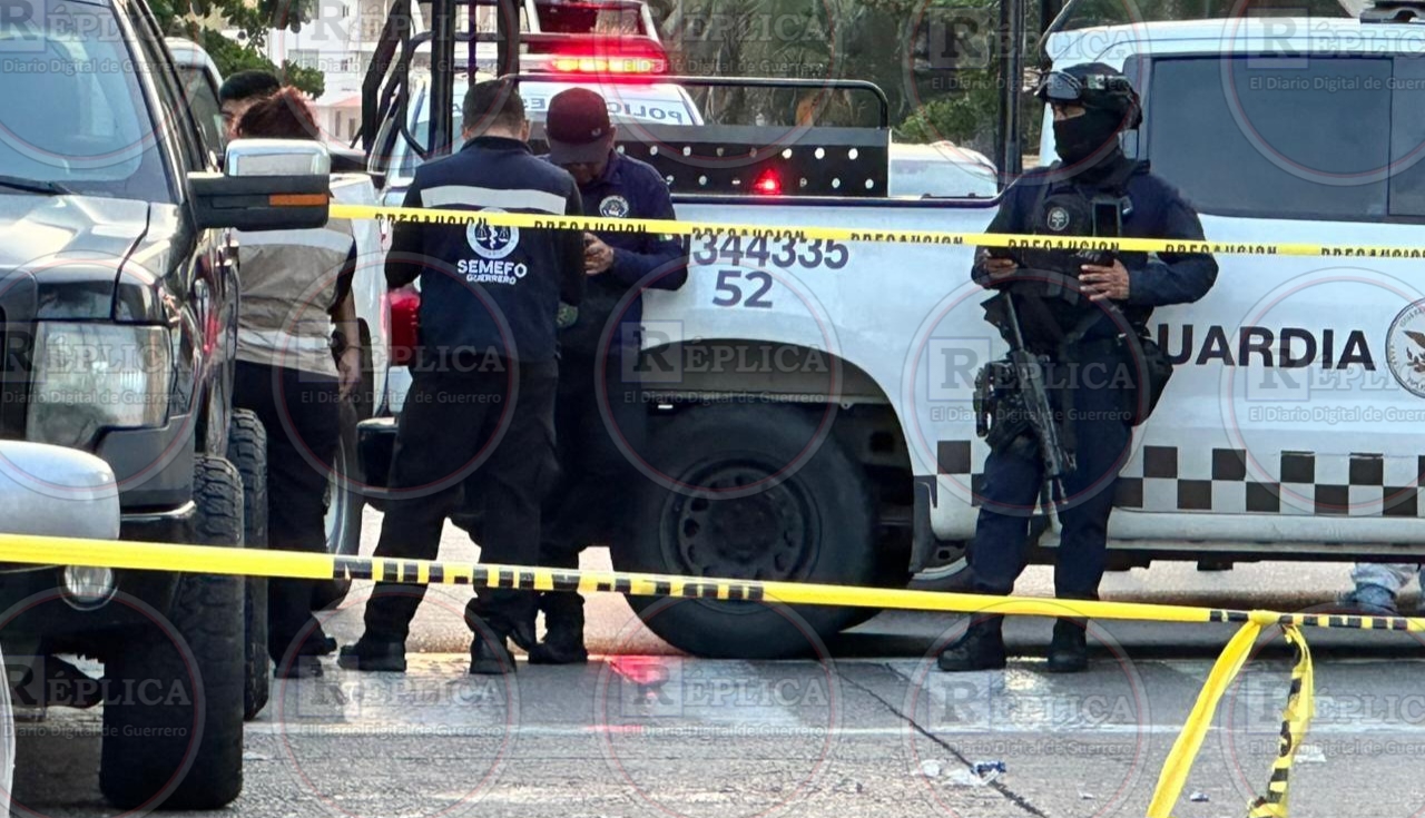 Asesina a un hombre hombre en la Costera de Acapulco - Réplica