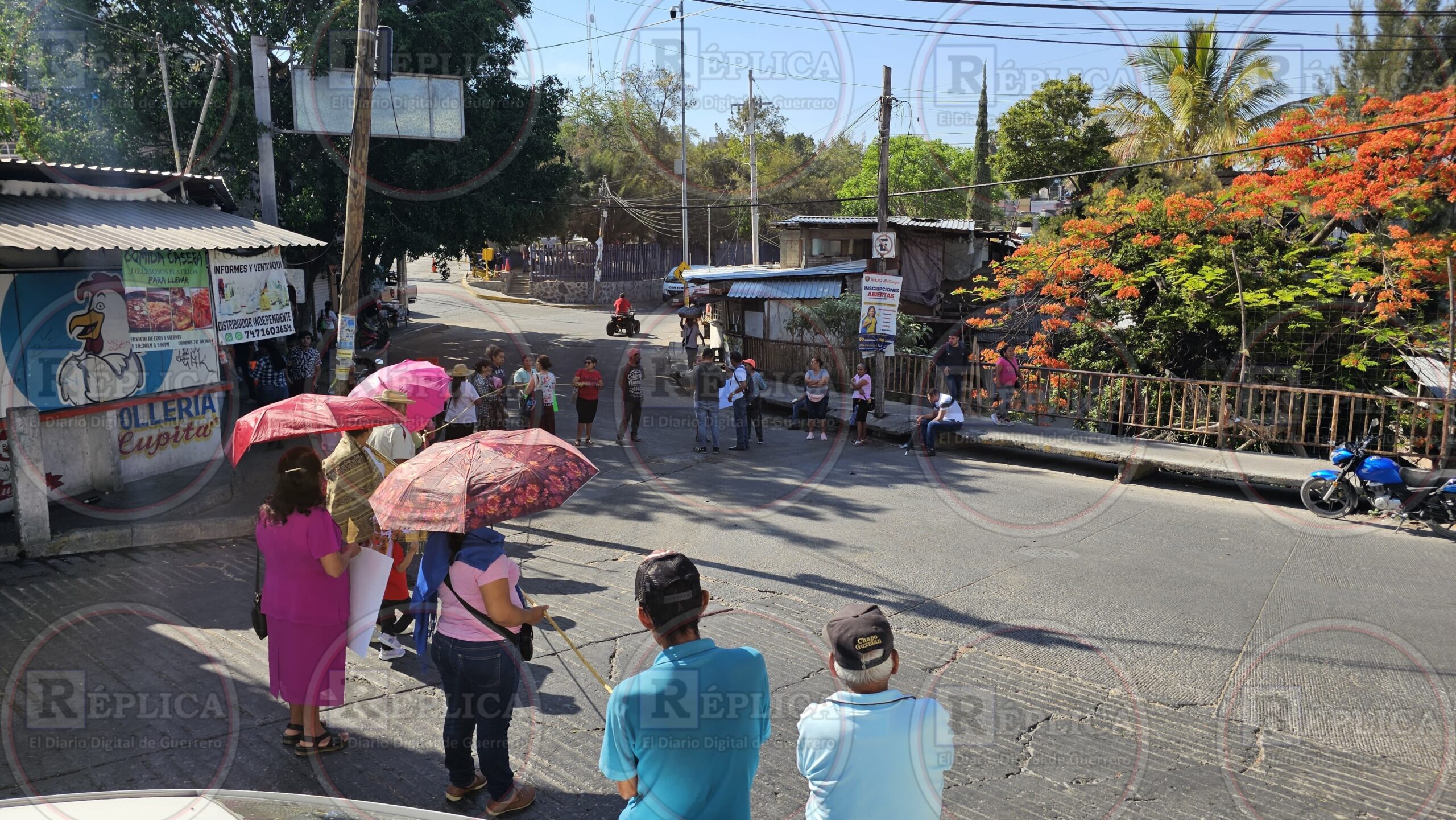 Bloquean calles vecinos de la colonia CNOP para exigir agua a la CAPACH ...